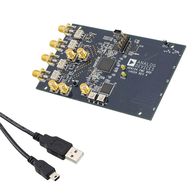 AD9154-FMC-EBZ Analog Devices Inc.  Cartes d'évaluation - Convertisseurs numériques-analogiques (DAC)